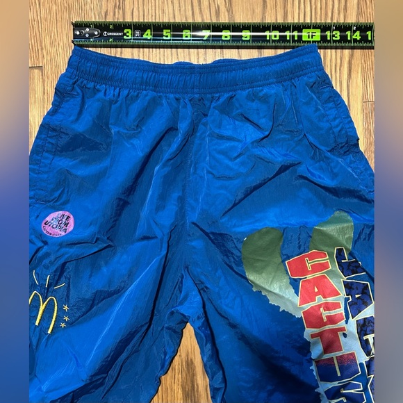 Travis Scott X Mcdonald's All American '92 Il Nylon Pants Blue - Picture 6 of 12